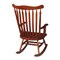 International Concepts Solid Wood Rocker, Cherry R06-120 - alternate 9